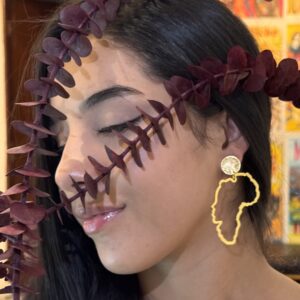 ARETES CONTORNO MUJER POR ÁFRICA