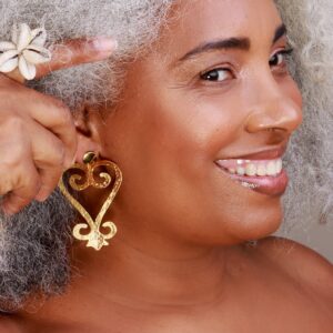 ARETES CORAZÓN DE SANKOFA